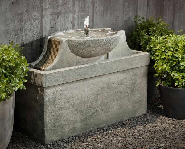 идеи для небольшого фонтана в саду