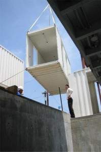 Фото строительства дома из транспортных контейнеров